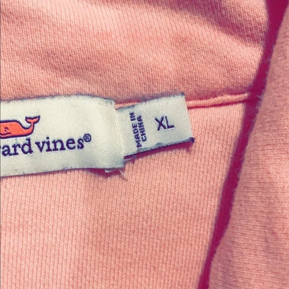 Vineyard Vines Pink 1/4 Zip - Picture 7 of 7